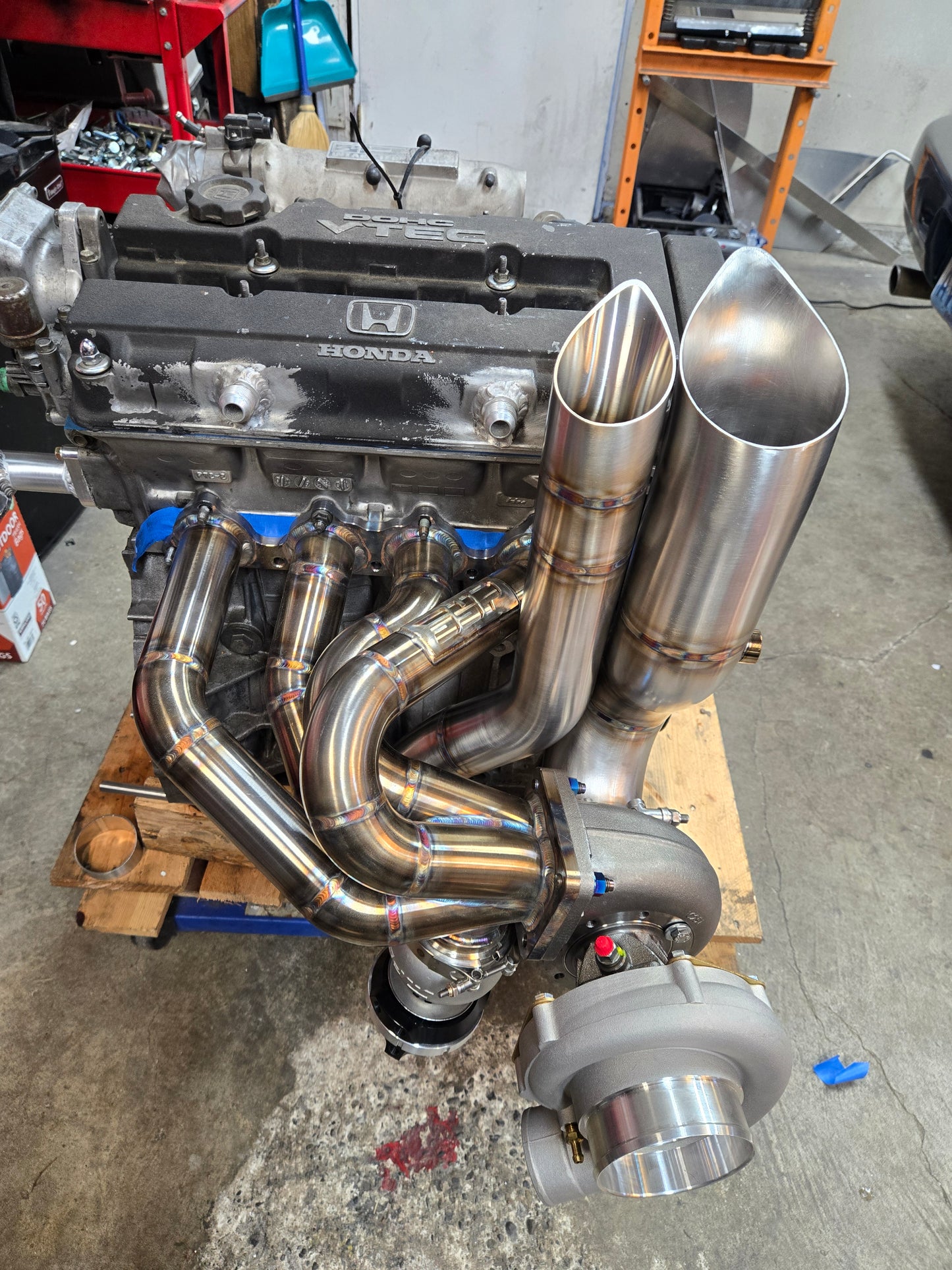 Honda B Series Forward Facing Turbo Kit