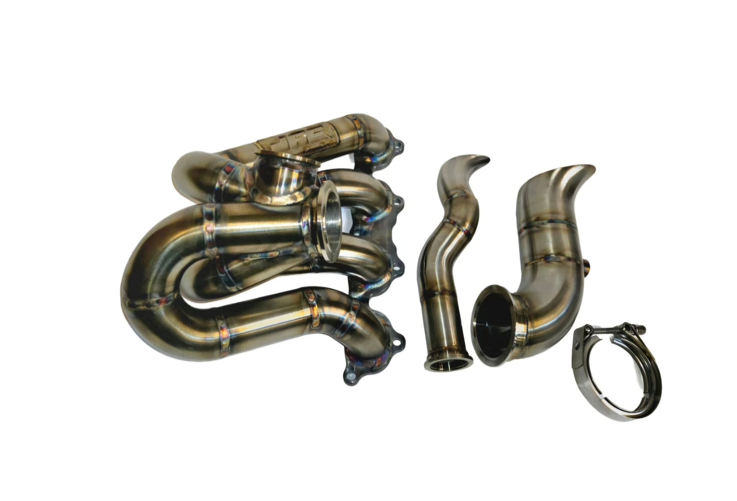 Evo 7/8/9 Vband Top Mount Hot Parts Kit Up Pipes