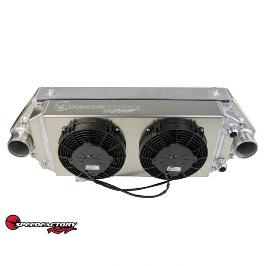 SpeedFactory Racing Dual Backdoor Intercooler | Tucked Radiator Combo