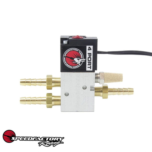 SpeedFactory 4-Port Boost Control Solenoid Kit (External Wastegates Only)